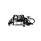 AUDI A8/S8 Air Suspension Compressor with Bracket and Air Filter 4H0 616 005 D ; 4H0616005D